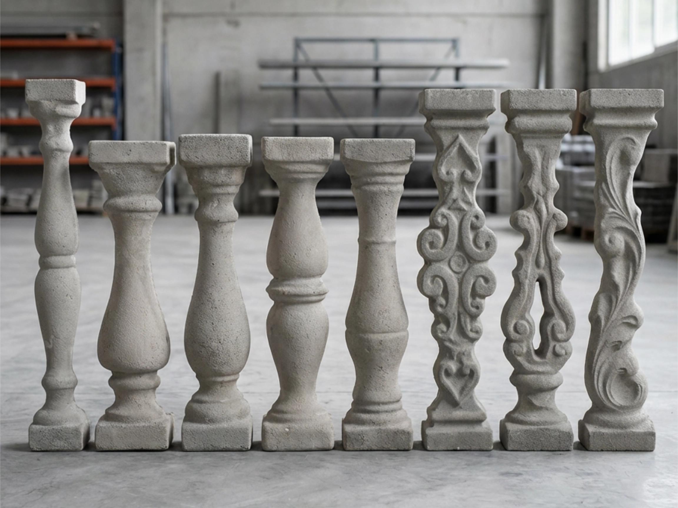 Modelos - Balaústres | Lajes e Balaústres RJ | Fabricação de Lajes | Rio de Janeiro